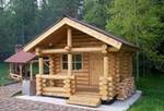 фото Строим деревянные бани из бруса, дачные домики