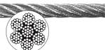 фото Нержавеющий трос, диаметр 1,5-12 мм 7х19