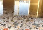 фото Мозаичные полы (полированный бетон с наполнением)