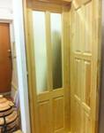 Фото №2 Дверь банная из массива сосны. Ласточкин хвост.