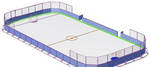 Фото №2 Корт хоккейный 12мм 58х28 с радиусом закругления R=7
