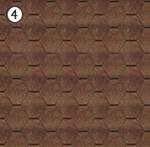 фото Черепица shingle roofshield Фемили ЭКО Стандарт коричневый
