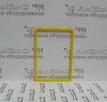Фото №2 Рамка информационная пластиковая жёлтая с протектором