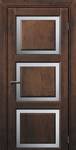 Фото №2 Двери межкомнатные массив ольхи Трио Бреннерский орех