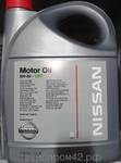 фото Моторное масло Nissan Motor Oil 5W30 SM DPF (5л.) синтетика,