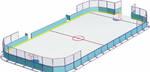 фото Корт хоккейный 12мм 56х26 с радиусом закругления R=7