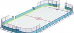 Фото №2 Корт хоккейный 12мм 56х26 с радиусом закругления R=7