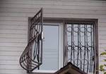 Фото №2 Решетки на окна металлические с открыванием