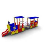 фото Игровое оборудование для детей «Паровозик с вагончиком»