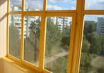 Фото №2 Остекление балконов деревянными окнами