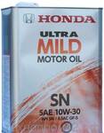 фото Моторное масло Honda ULTRA Mild 10W30 SN (4л.)