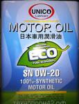 Фото №2 Моторное масло Unico SN 0W-20 синтетика Япония