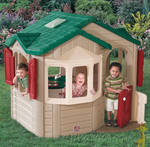 фото Детский игровой домик из пластика "Мой дом"