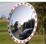 фото Зеркало дорожное со световозвращающей окантовкой круглое