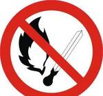 фото Знак безопасности «Спички не бросать»