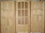 фото Двери деревянные из массива сосны осины