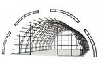 Фото №2 Продам арки каркаса ангара площадью 360м2 арочного 18м