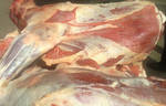 фото Мясо говядина, свинина в полутушах и бескостное