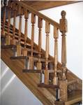 Фото №2 Лестницы из дерева