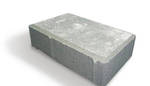 фото Плитка тротуарная бетонная «Брусчатка», цвет Серый