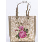 Фото №2 Женская сумка из гобелена со стразами "Роза"