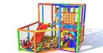 фото Детский игровой лабиринт Лего-Дом (3000х3000х2400 мм)