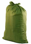 фото Мешок полипропиленовый зеленый для мусора 55х95 см