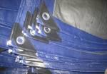 фото Тент "Тарпаулин" ПВХ, 10м х 15м, 180 г/м2, синий