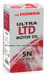 Фото №2 Honda SAE 5W30 Ultra LTD ilsac GF-5 API SN масло 4л