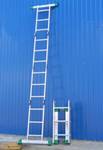фото Алюминиевая профес. четырехсекционная шарнирная лестница