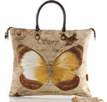 фото Женская сумка из гобелена "Бабочка"