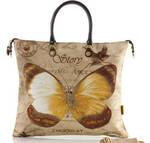 Фото №2 Женская сумка из гобелена "Бабочка"