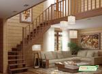 фото Готовые межэтажные лестницы для дома, коттеджа и дачи.