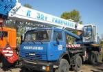 Фото №2 Аренда автокрана 32 тонны на базе камаз в Свердловс. области