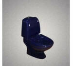Фото №2 Унитаз цветной (комплект) синий бриллиант с микролифтом