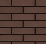 Фото №2 Плитка клинкерная фасадная, 240x71x10мм, Темный шоколад
