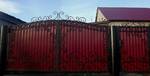 фото Кованые ворота с профнастилом в Тюмени,Тобольске, Сургуте