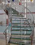 фото Лестницы из нержавейки
