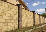 фото Забор из блоков в Тюмени, Тобольске, Ханты-Мансийске, Сургут