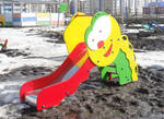 фото Детская горка "Гусеница" для детских площадок