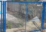 Фото №2 Забор из сетки рабица секционный.Изготовление и установка.