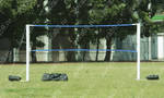 фото Надувные стойки для волейбола, с сеткой. Длина 8,5 м, высота