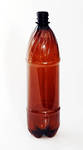 фото ПЭТ бутылка 1 л. коричневая 28,5 гр.