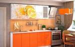 фото Кухня с фотопечатью Апельсин
