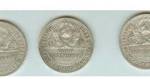 фото Старинное серебро, 5 монет прошлый век