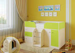 фото Кровать чердак детская мебель "Астра-5"