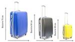 фото Пластиковые чемоданы на 4 колесах