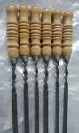 фото Шампурные наборы с деревянными ручками (9 предметов)