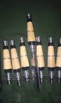 фото Шампуры в наборах с ручками из дерева и искусственного камня