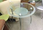 фото Стеклянный круглый стол с окантовкой, рис. N1